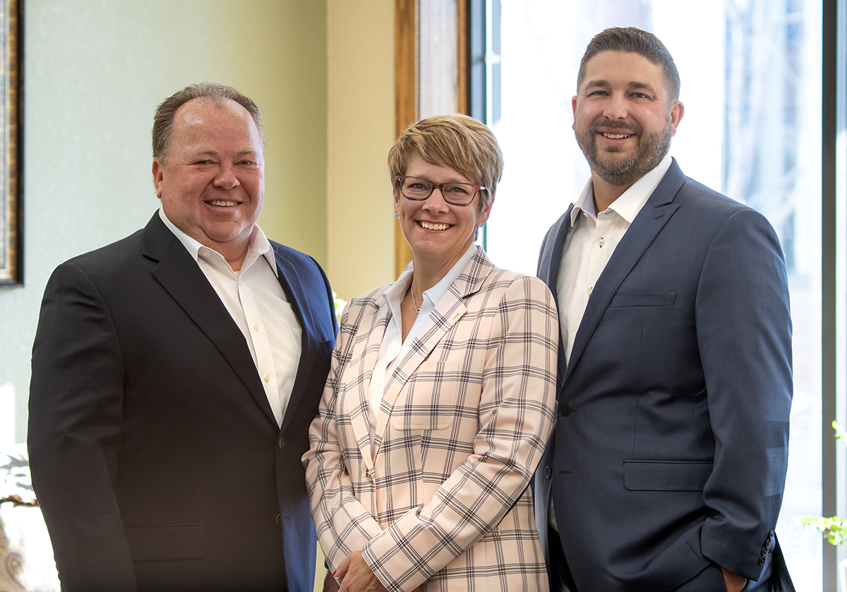 Ryan Ash: CEO, Co-Founder and Wealth Coach CFP®, CAP®, FIC, RICP®, CEPA | Andrew Frank: CFO, Co-Founder and Wealth Coach FIC, CLTC® | Dawn Benko: COO, Co-Founder and Wealth Coach ChFC®, CLTC®, RICP®